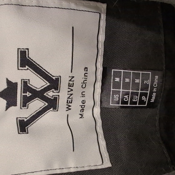 NWOT Grey Lightweight Military Cotton Jacket Casual Spring Lapel - Picture 3 of 4